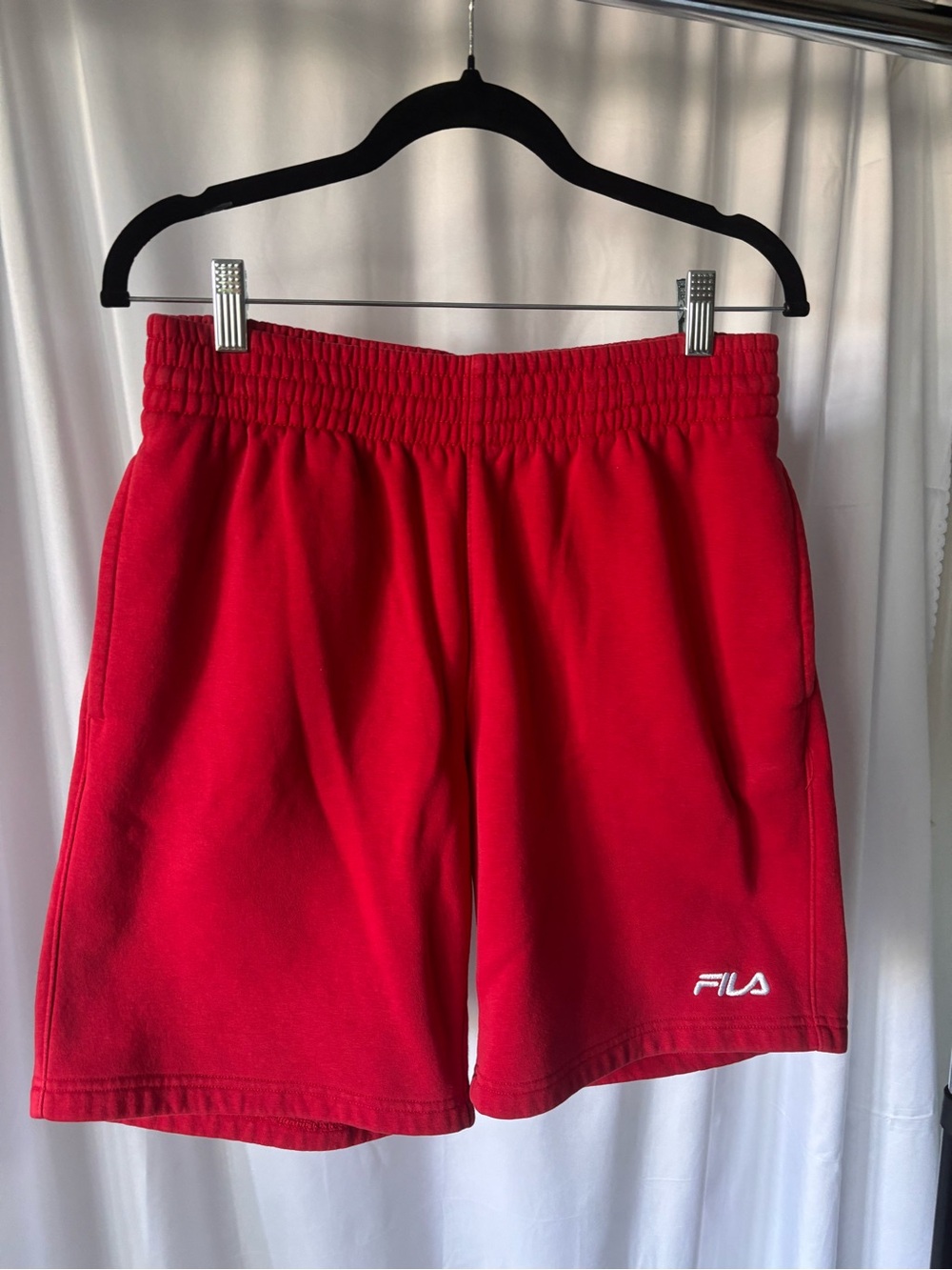 FILA men’s Red Athletic Shorts
